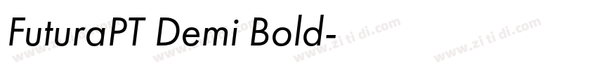 FuturaPT Demi Bold字体转换